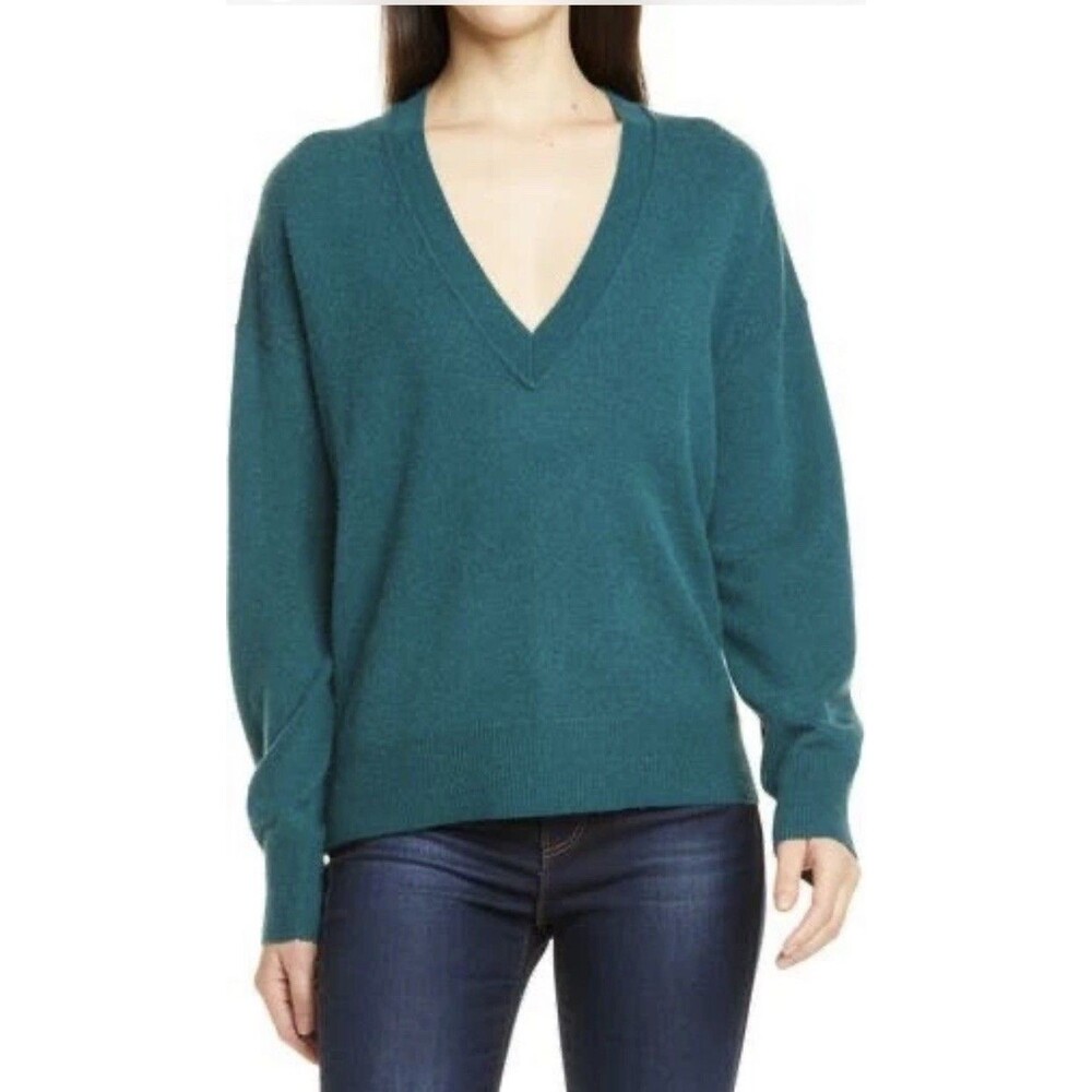 EQUIPMENT Women’s Azia Wool & Cashmere Sweater In Green Size Large